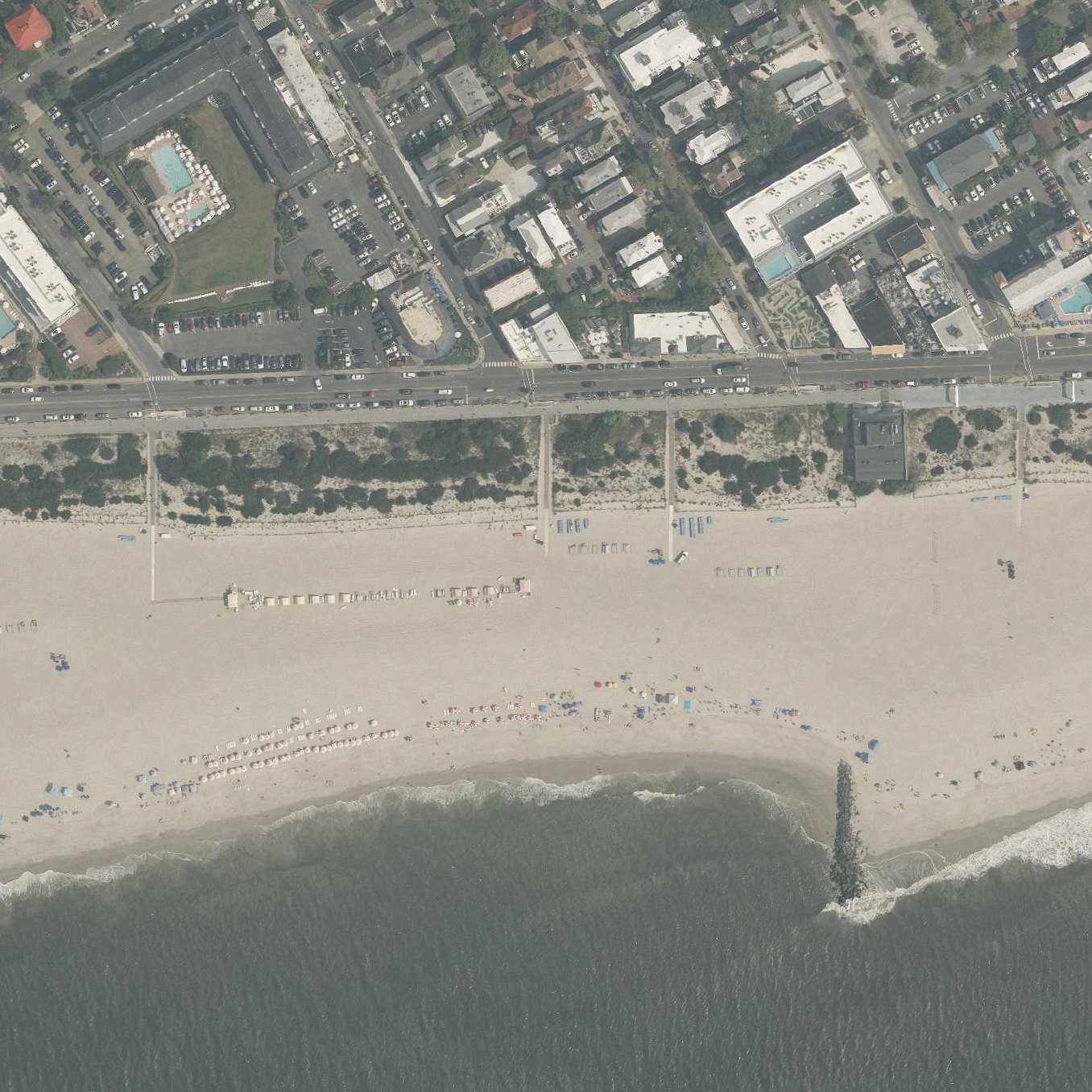 Aerial map of Perry St. Beach