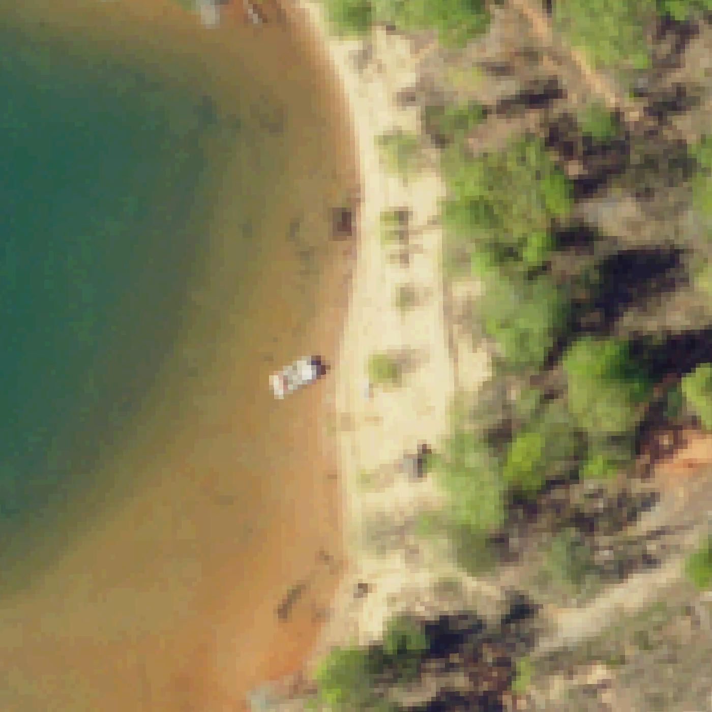Aerial map of Persimmon Beach
