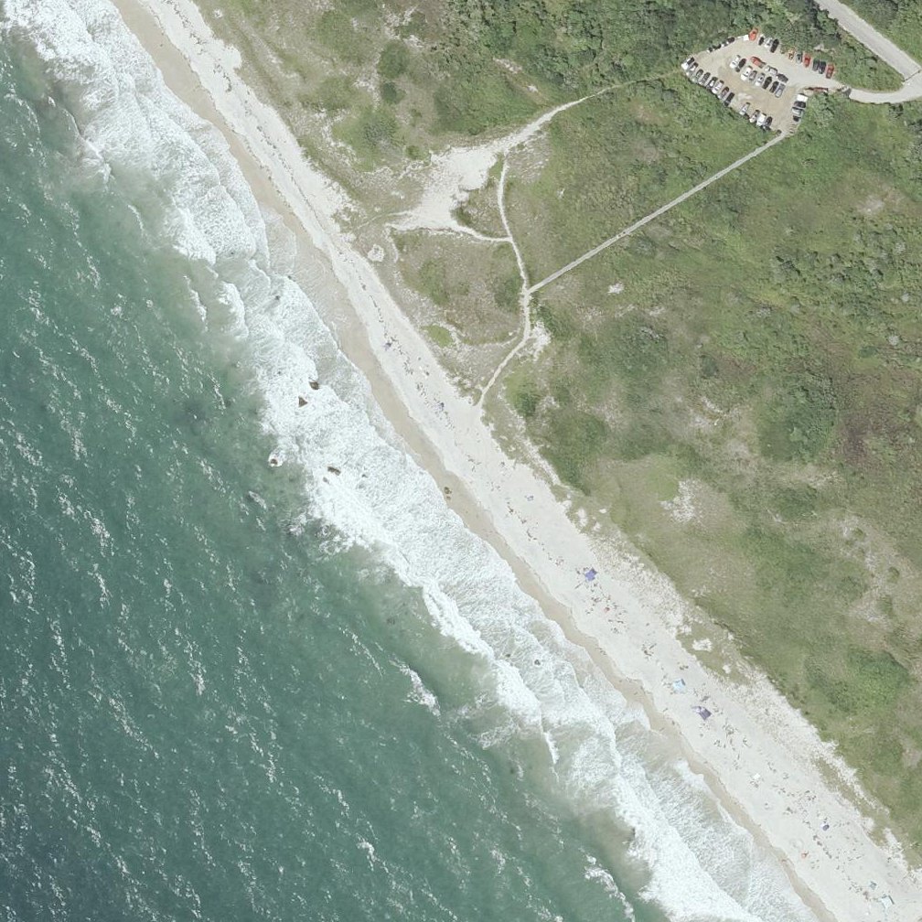 Aerial map of Philbin Beach