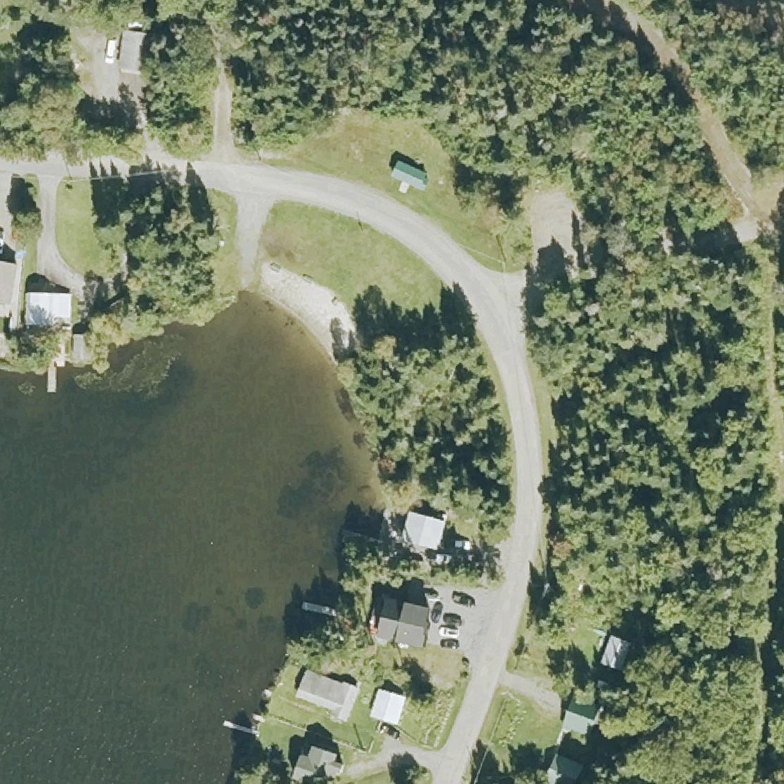 Aerial map of Philbrook Beach