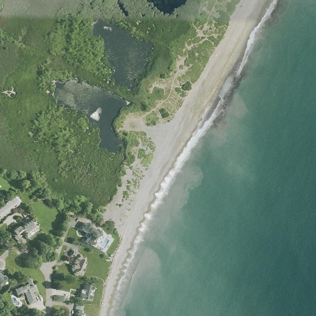 Aerial map of Phillip's Beach