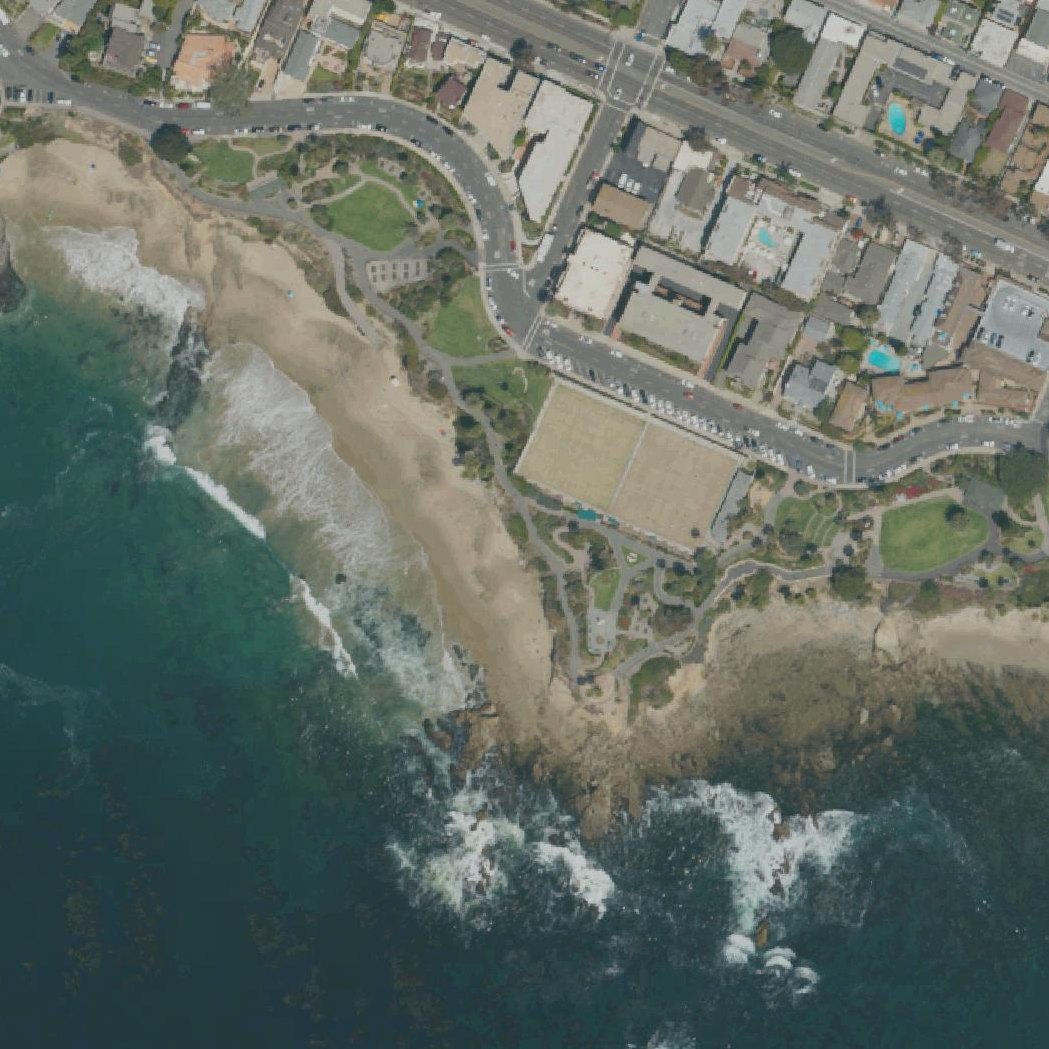 Aerial map of Picnic Cove