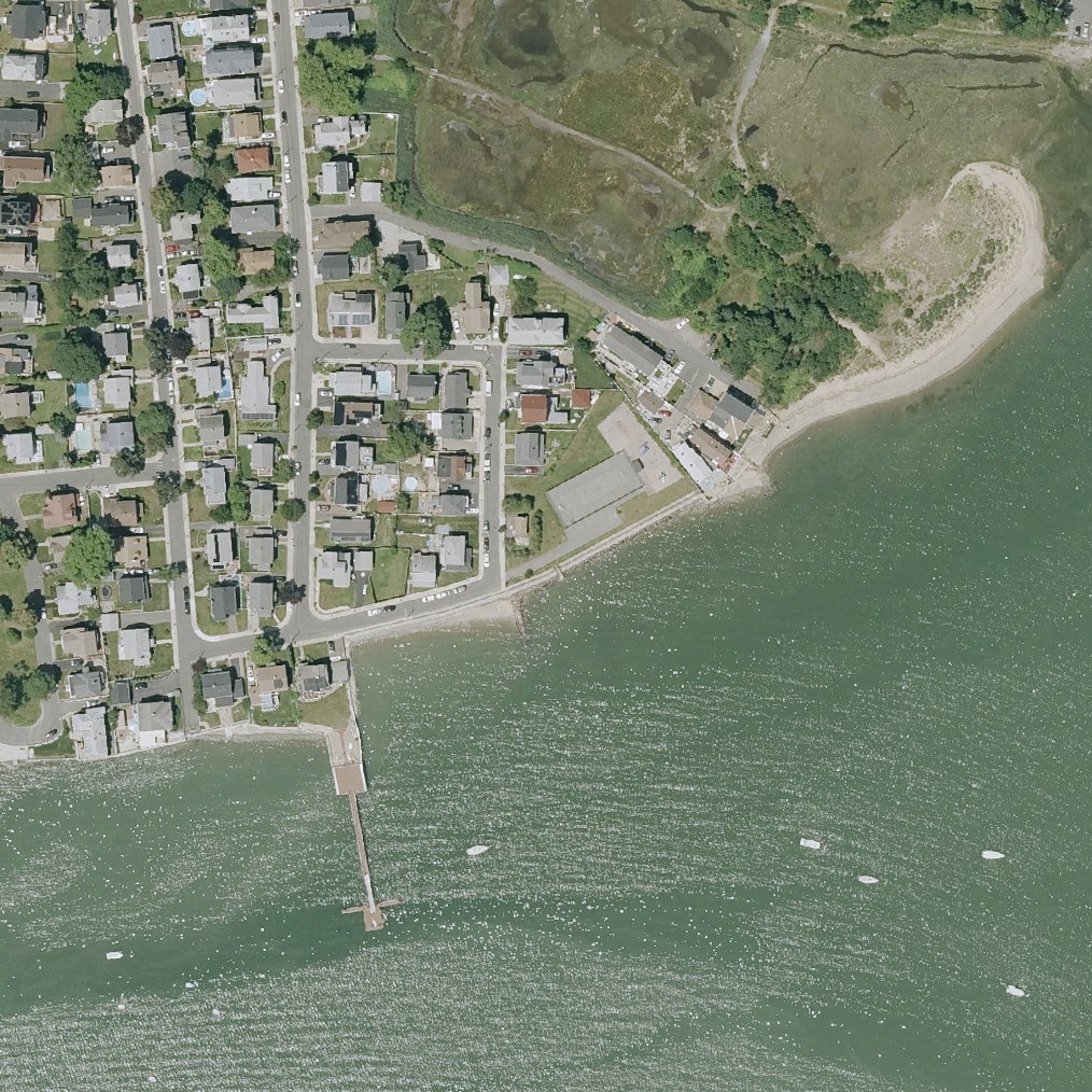 Aerial map of Pico Beach
