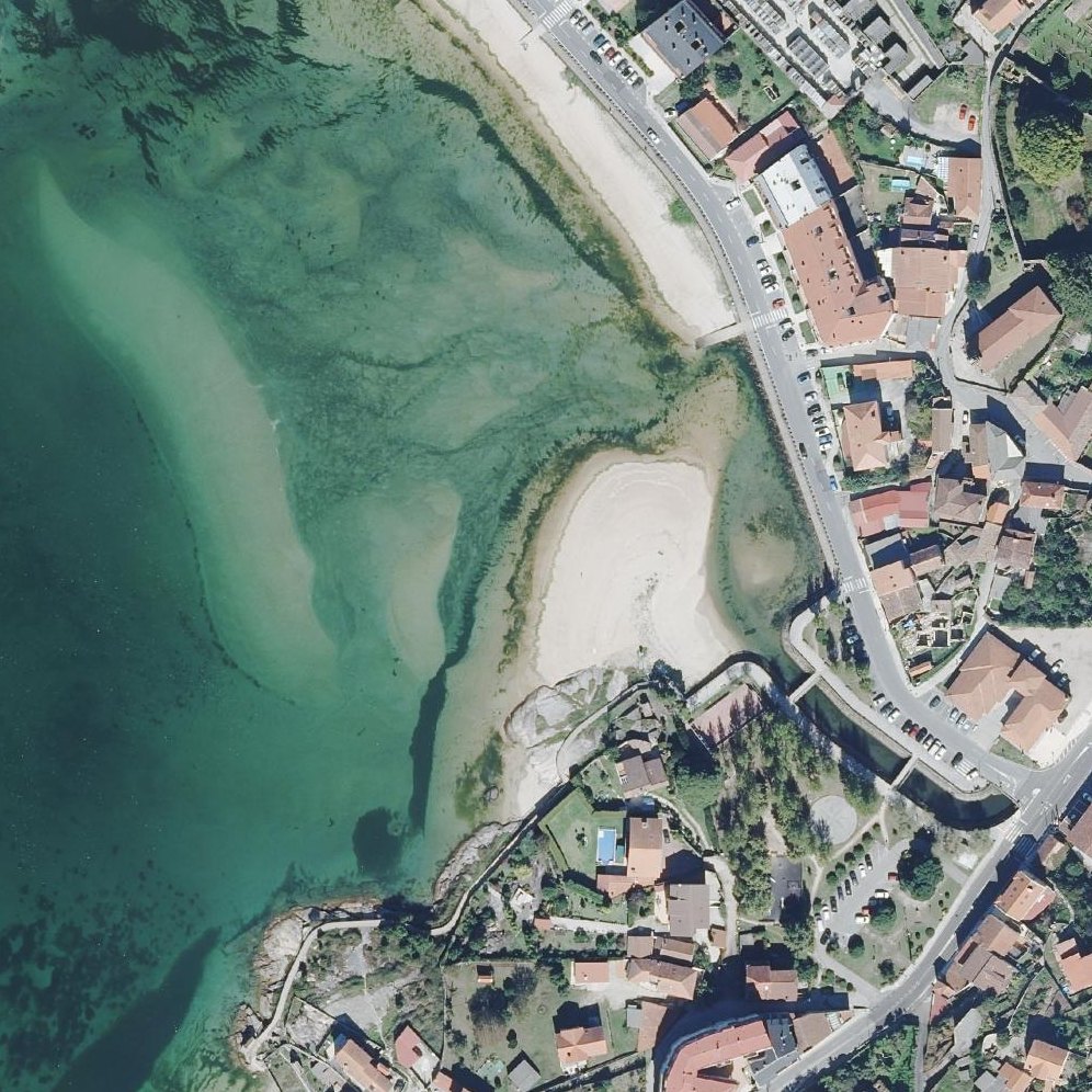Aerial map of Picos Beach