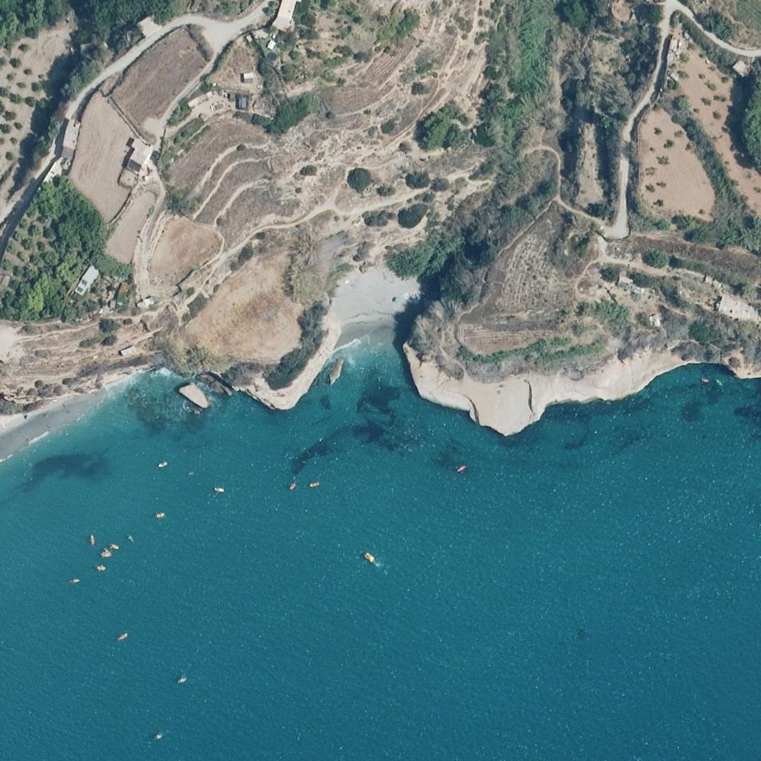 Aerial map of Piedra de Tarzan
