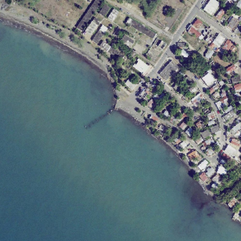 Aerial map of Piedras Beach