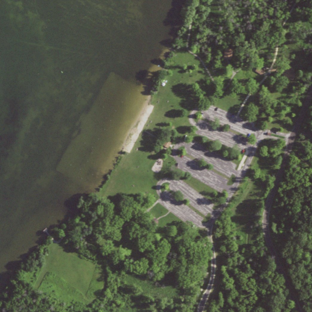 Aerial map of Pike Lake Beach