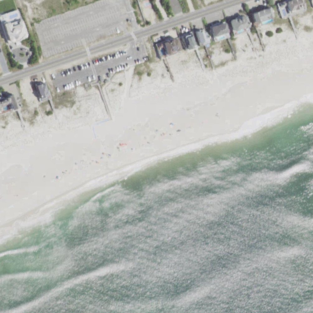 Aerial map of Pike's Beach