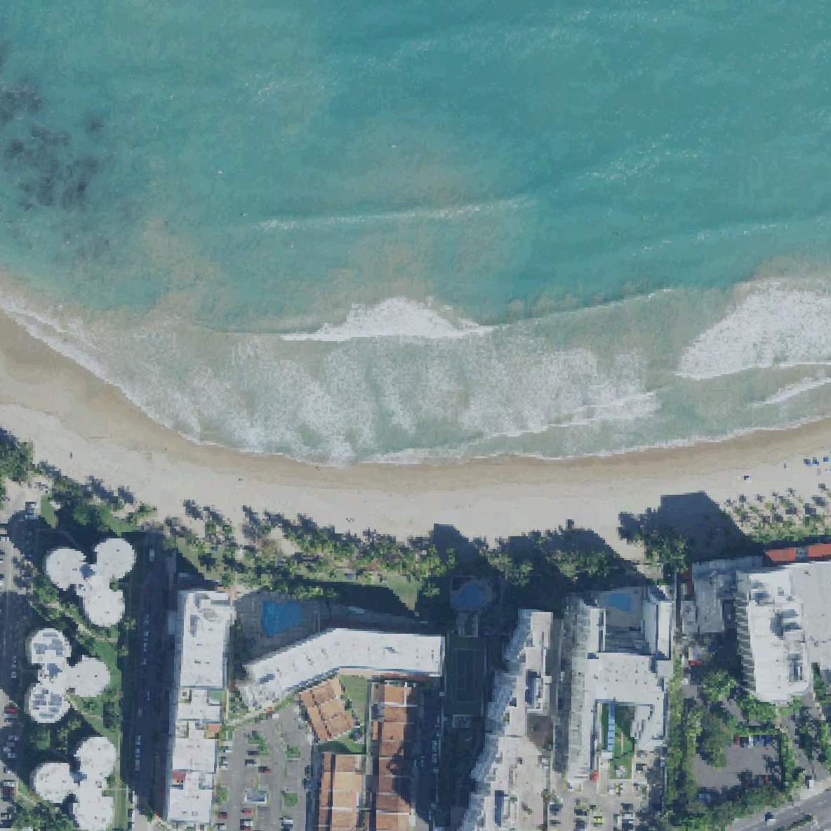 Aerial map of Pine Grove Surfing Beach