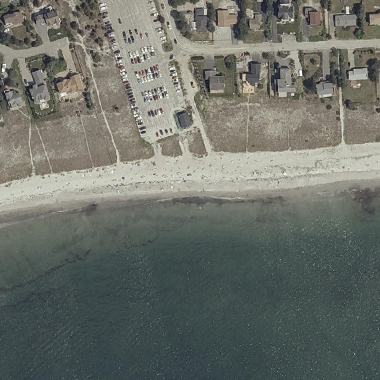 Aerial map of Pine Point Beach