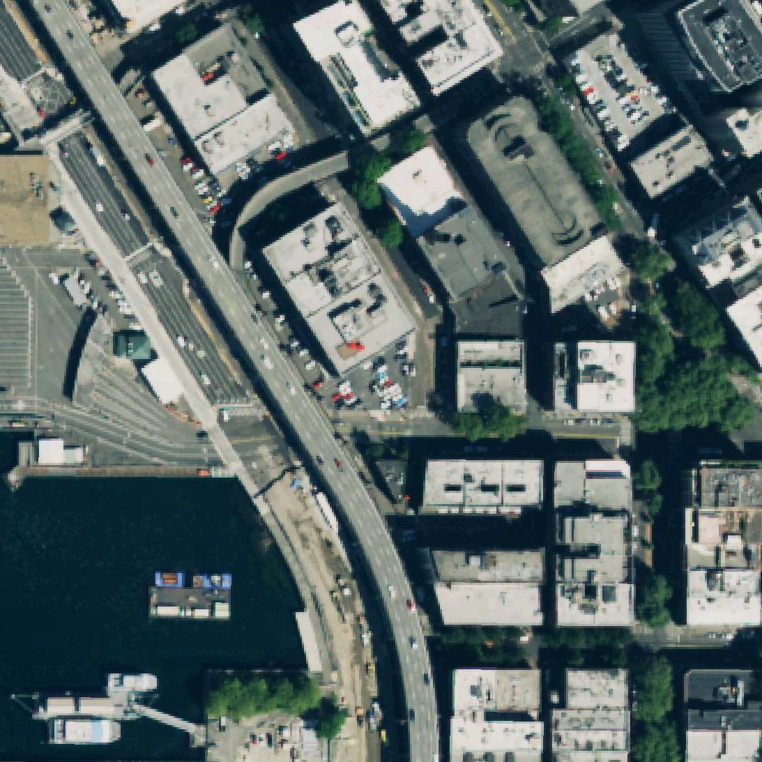 Aerial map of Pioneer Square Habitat Beach