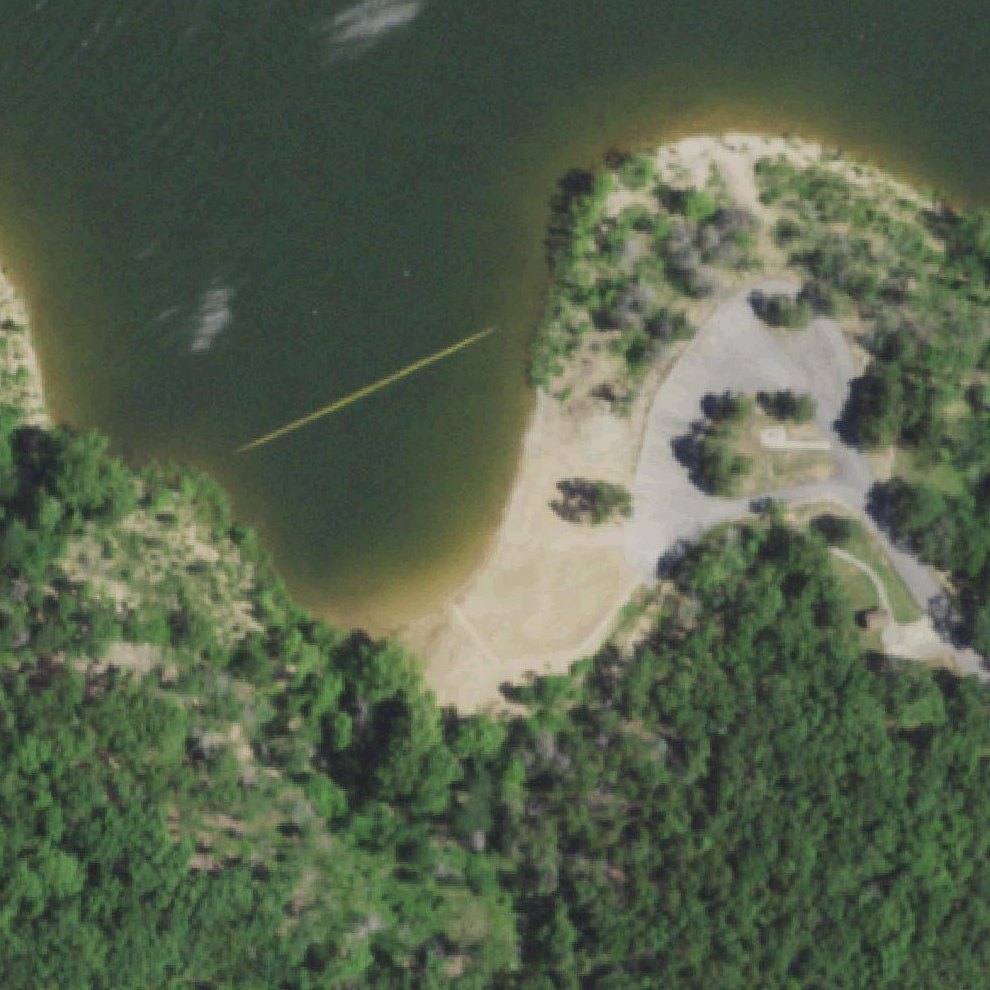 Aerial map of Pittsburg Beach
