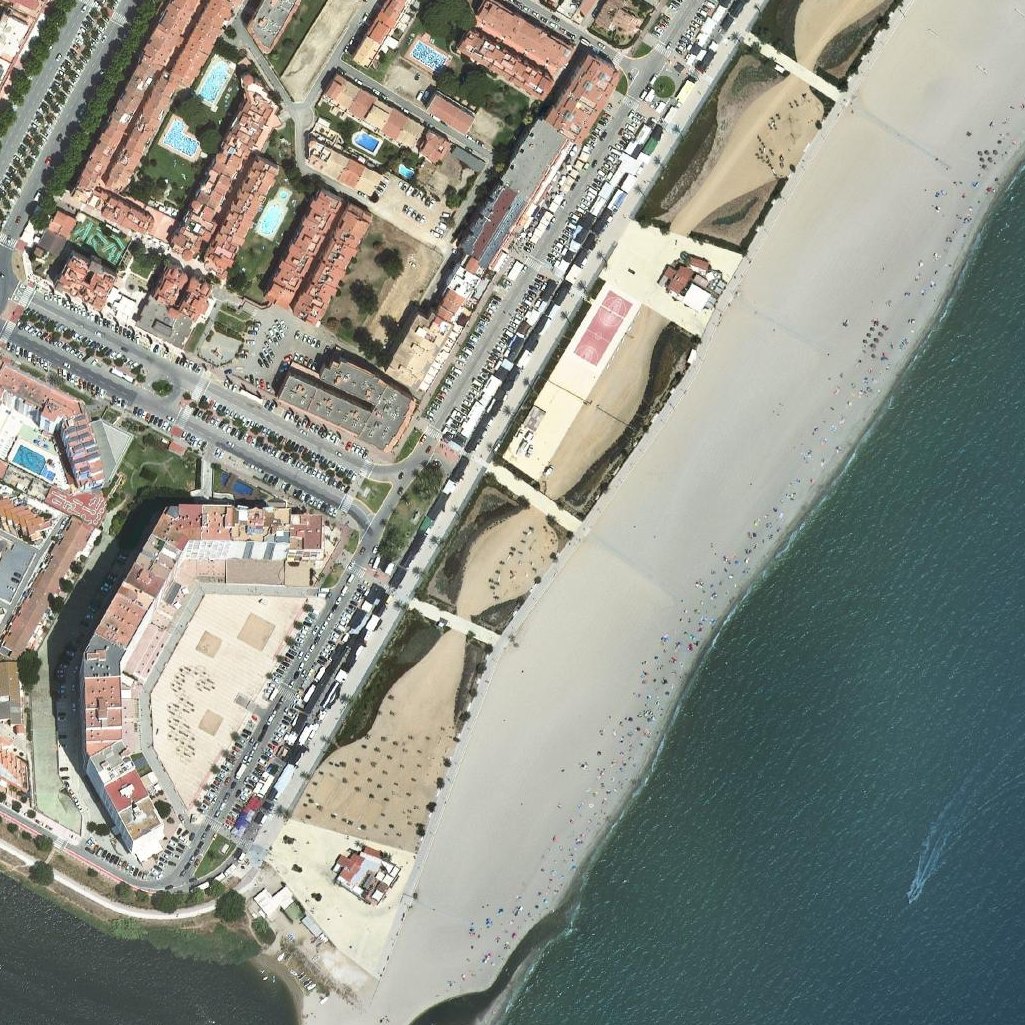 Aerial map of Plage empuriabrava