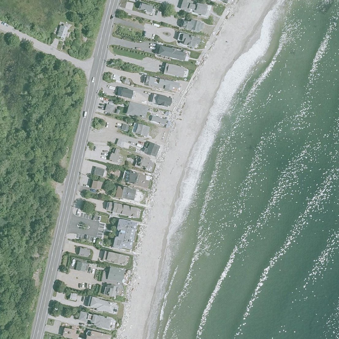 Aerial map of Plaice Cove Beach