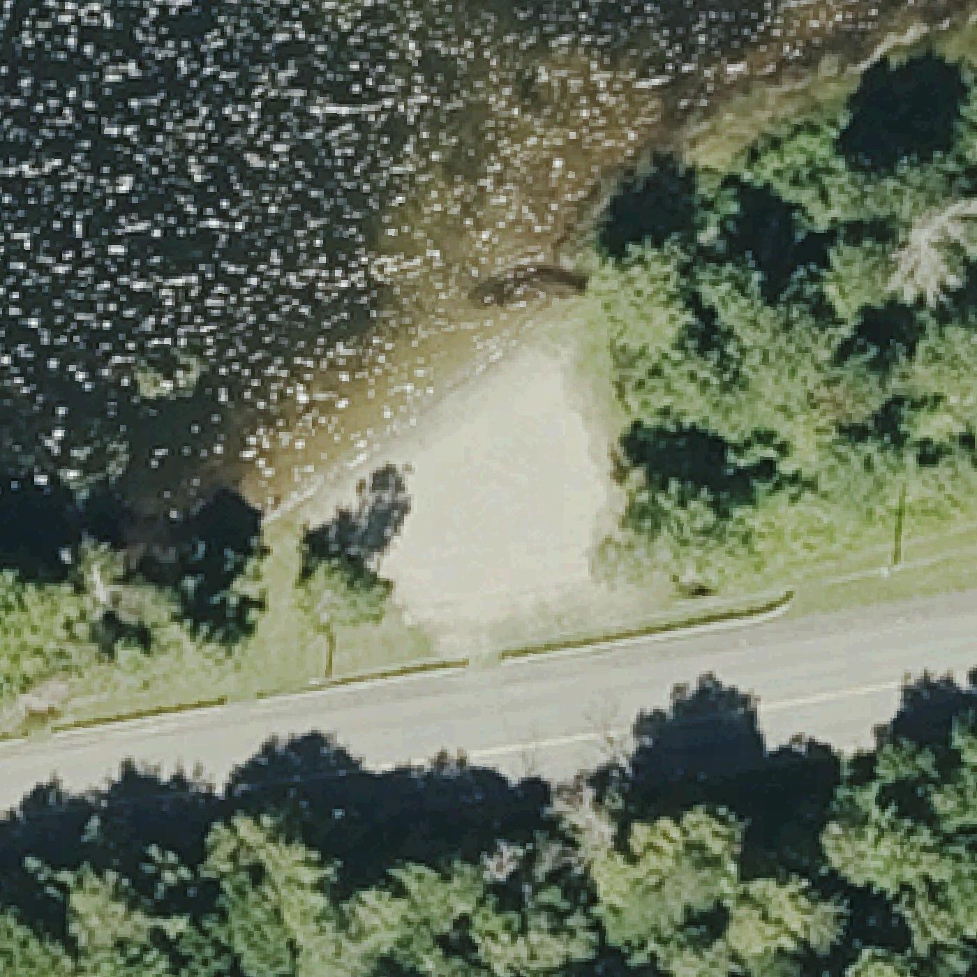 Aerial map of Plainfield Pond Beach