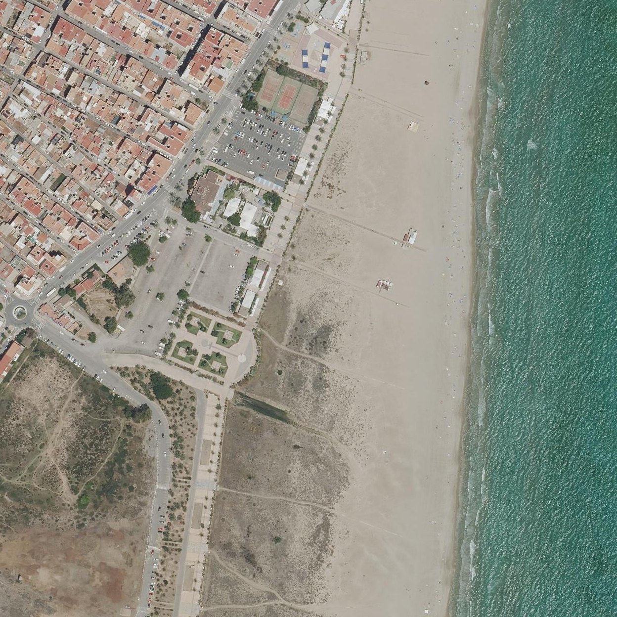 Aerial map of Plajă Sagunto