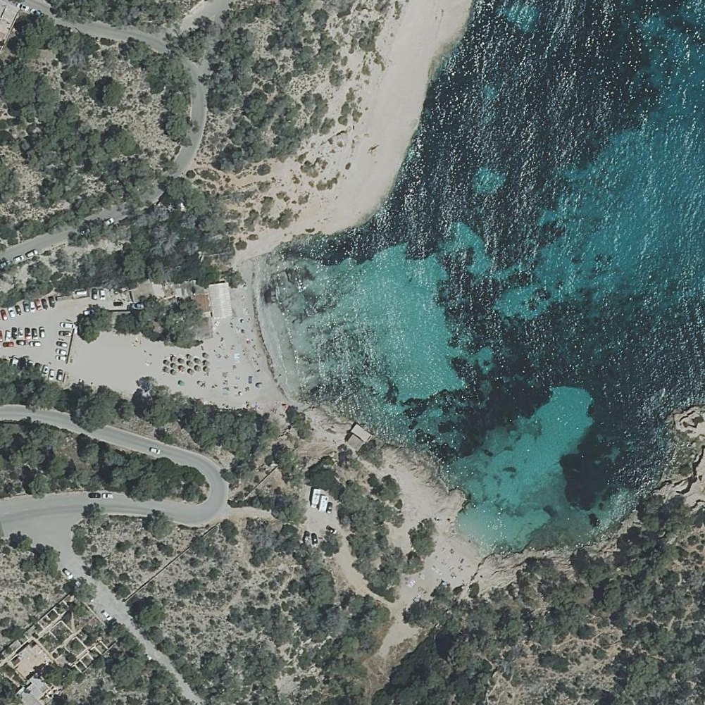 Aerial map of Platgeta de Portals Vells