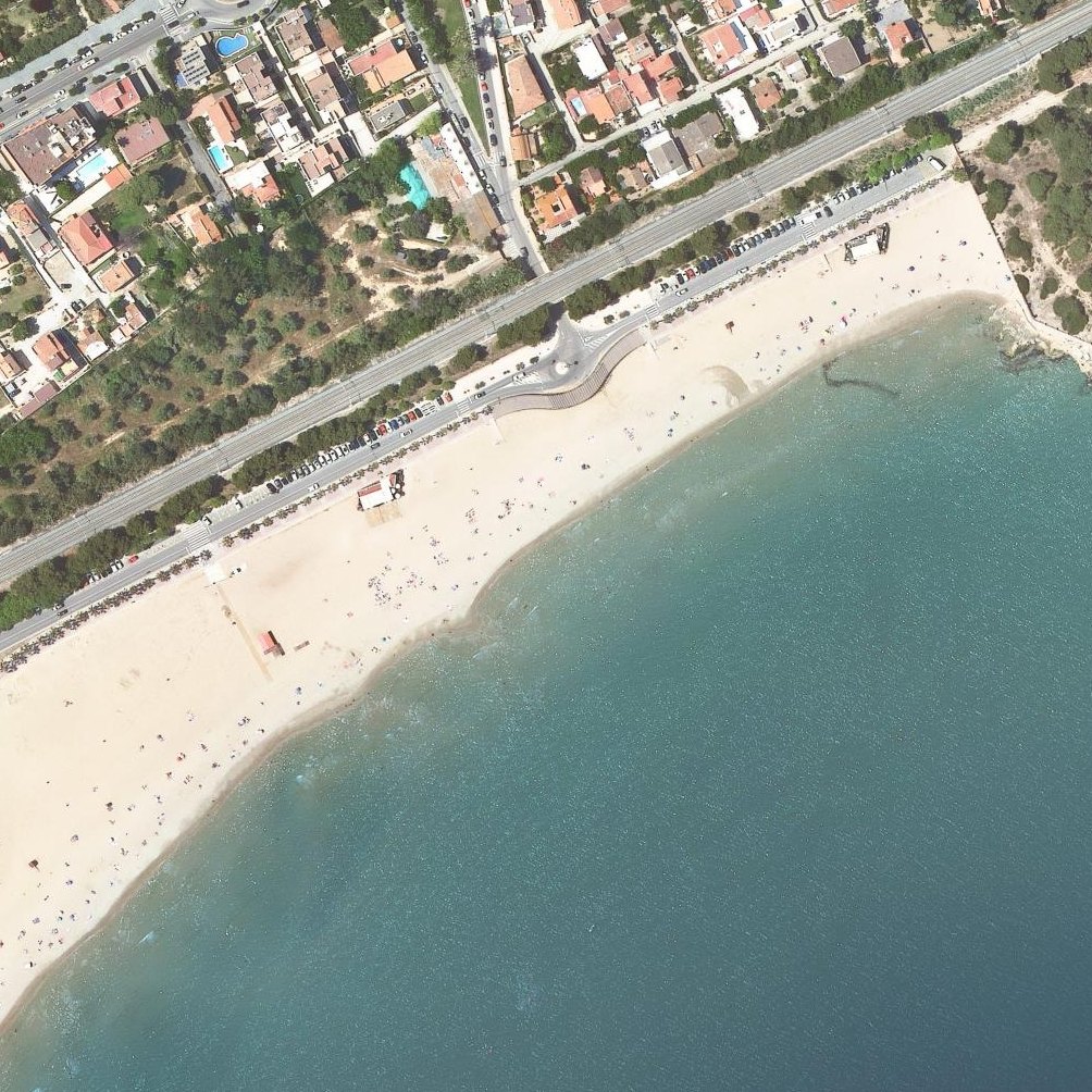 Aerial map of Platja Arrabassada