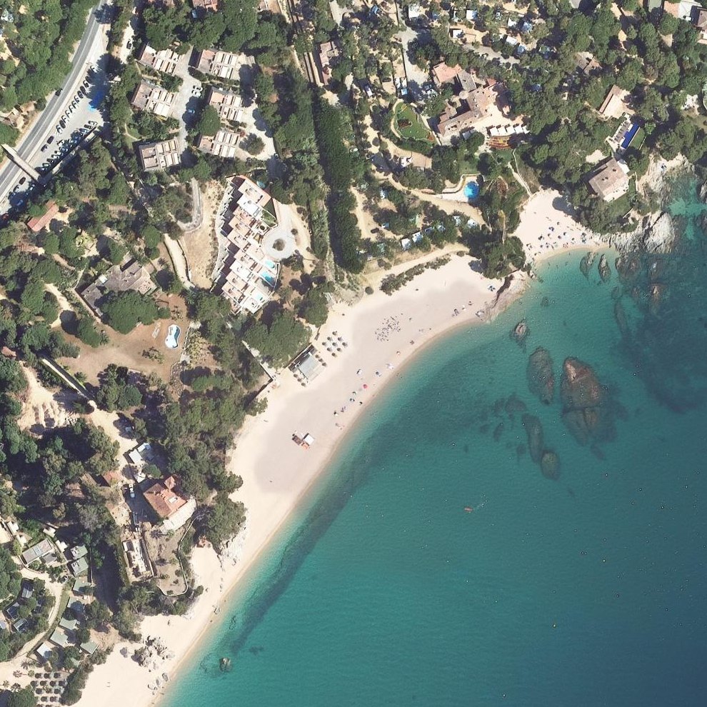 Aerial map of Platja Can Cristus