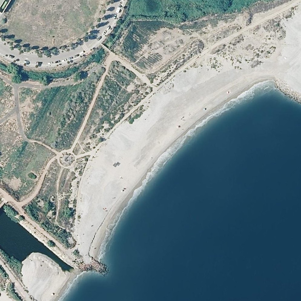 Aerial map of Platja CAN (Platja Belcaire)