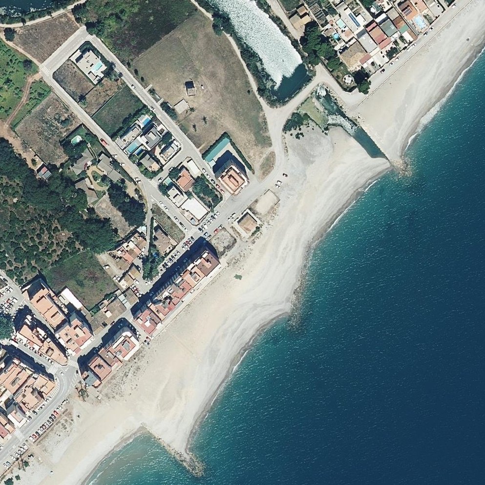 Aerial map of Platja Clotera