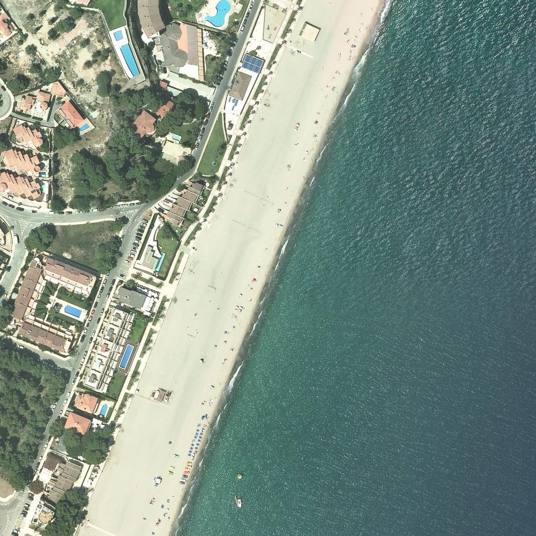 Aerial map of Platja Cristall
