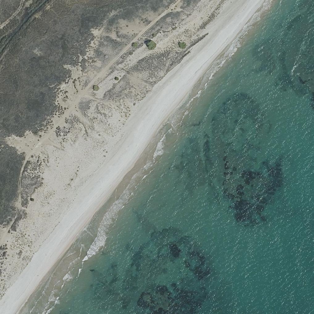 Aerial map of Platja Cuartel Viejo