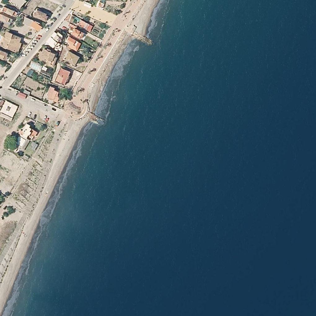Aerial map of Platja d'Almenara