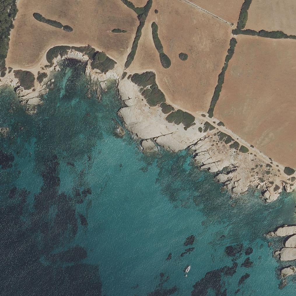 Aerial map of Platja d'Atalis