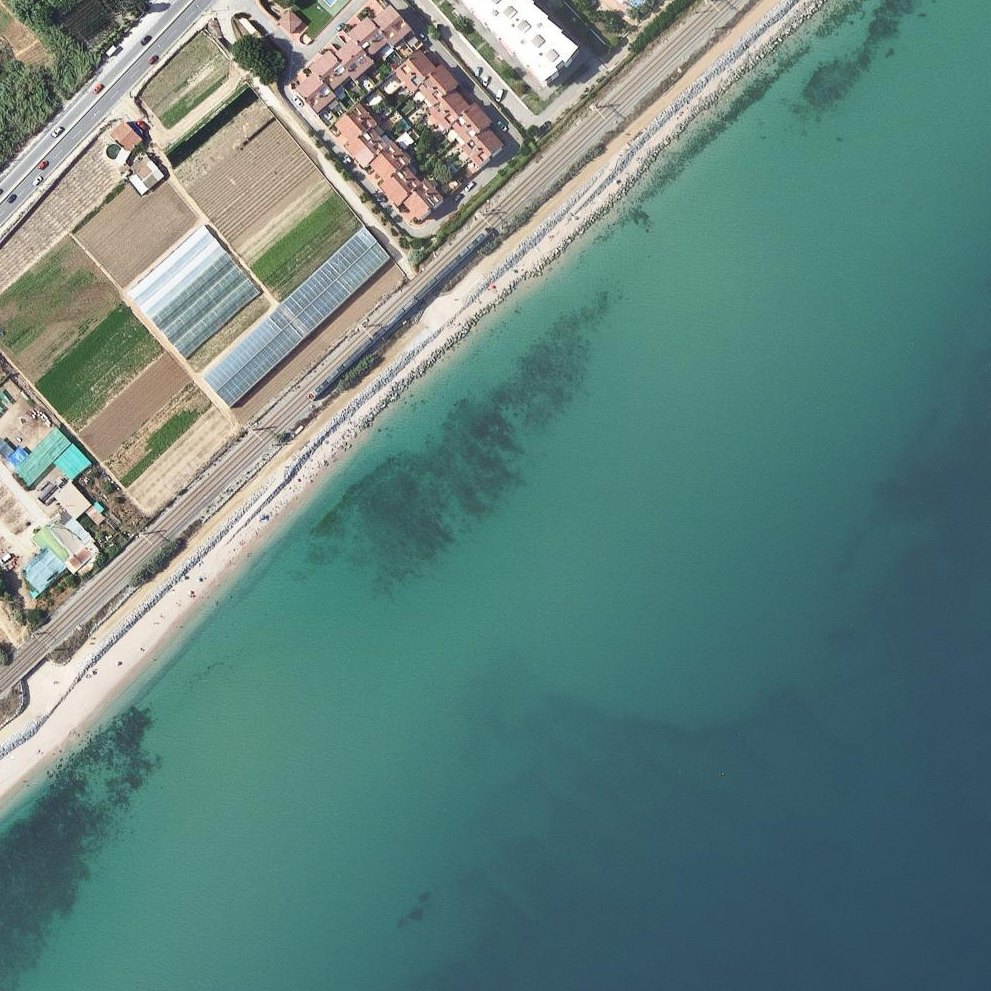 Aerial map of Platja de Cabrera