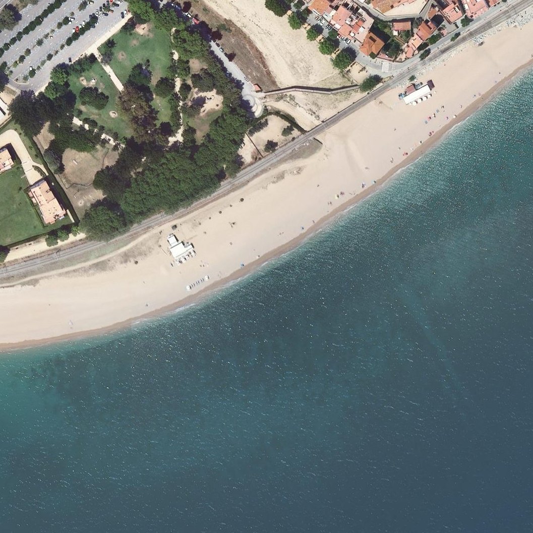 Aerial map of Platja de Can Villar
