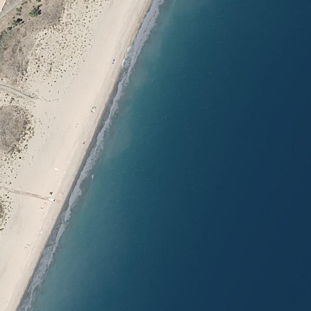 Aerial map of Platja de Casablanca