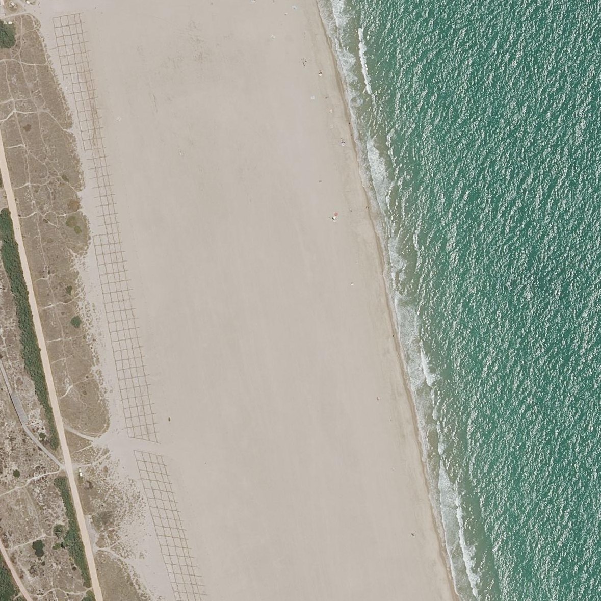 Aerial map of Platja de l'Arbre del Gos