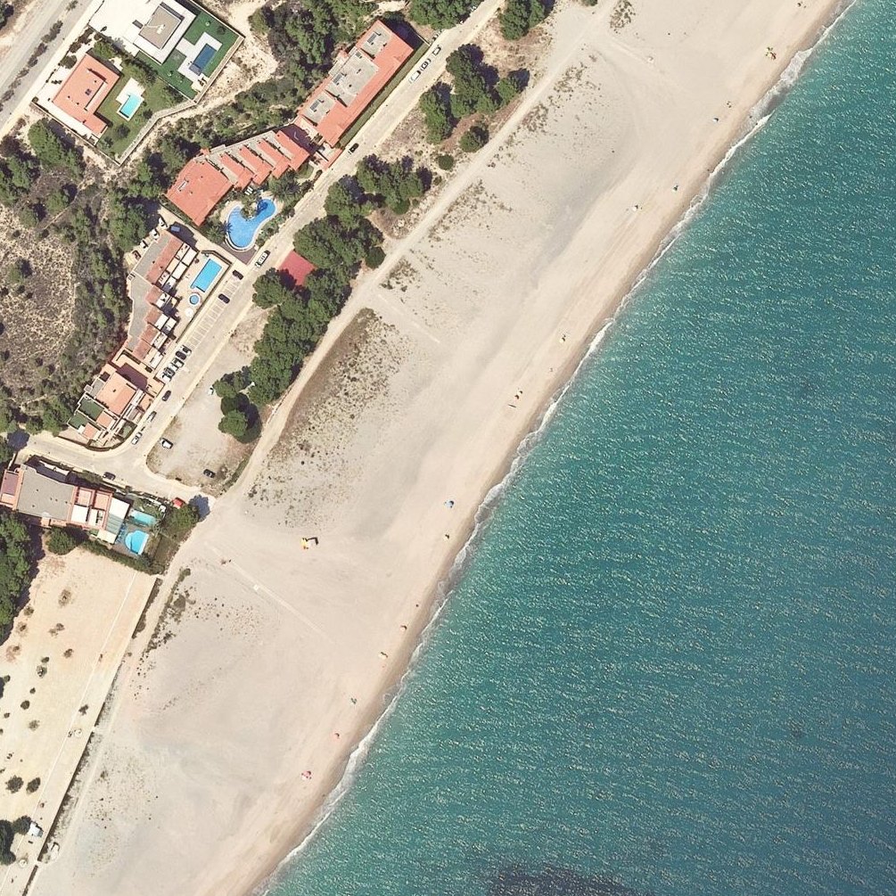 Aerial map of Platja de l'Arenal