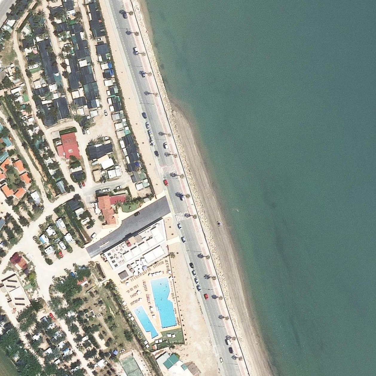 Aerial map of Platja de l'Arenal