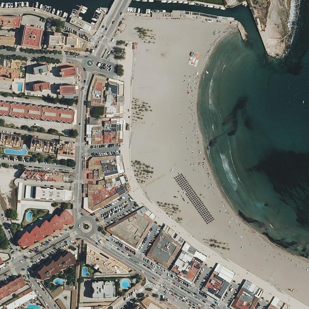 Aerial map of Platja de l'Arenal