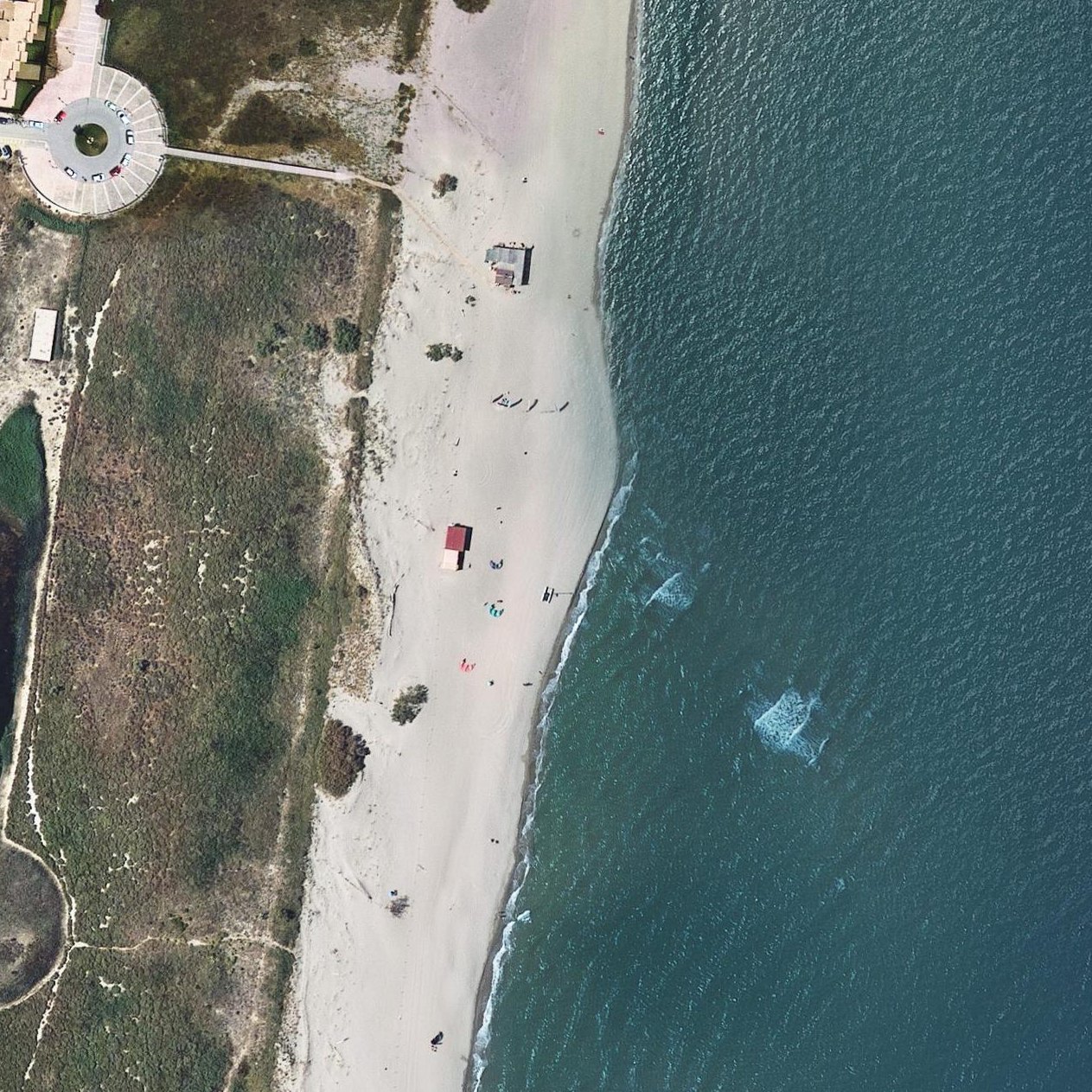Aerial map of Platja de l'Estartit