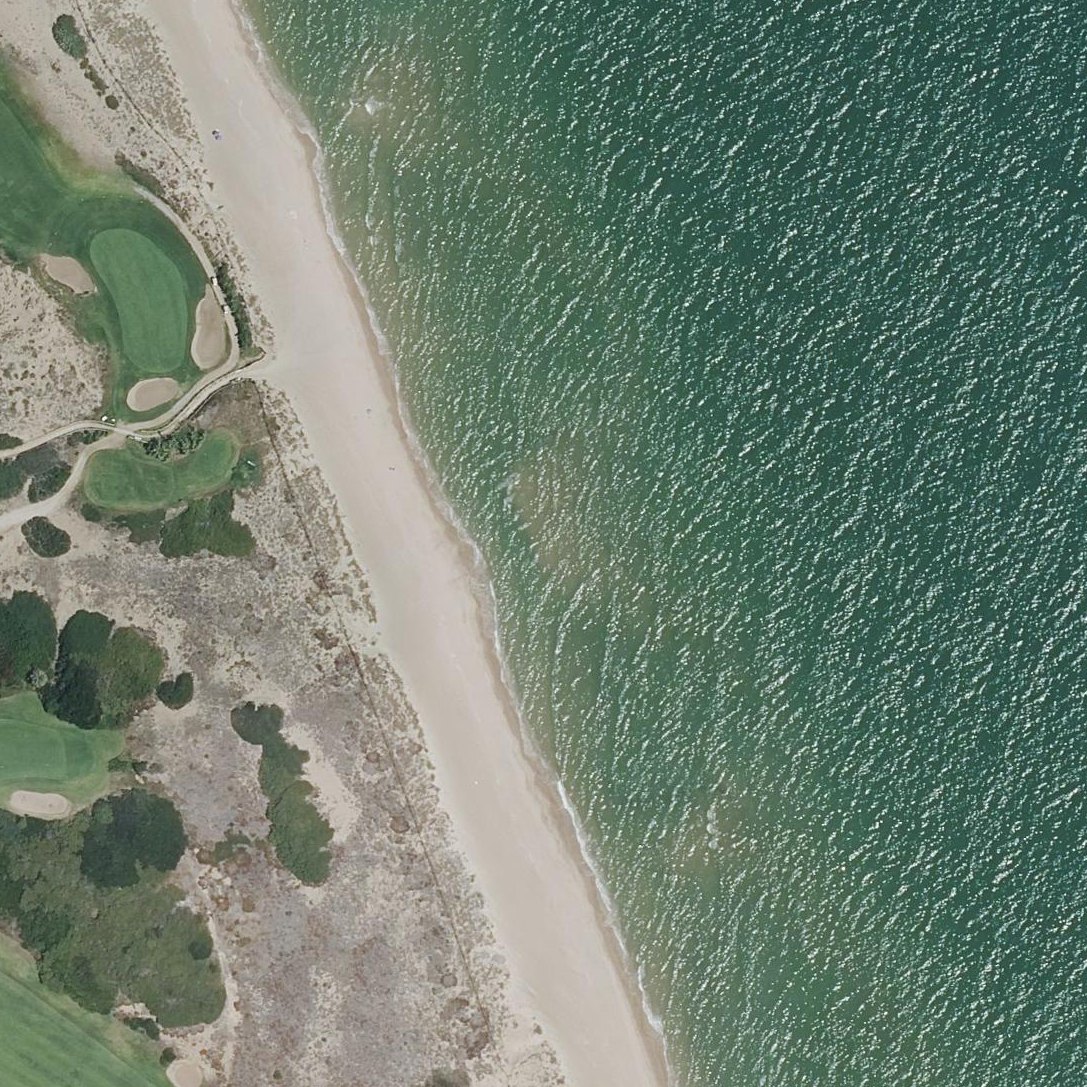 Aerial map of Platja de la Devesa