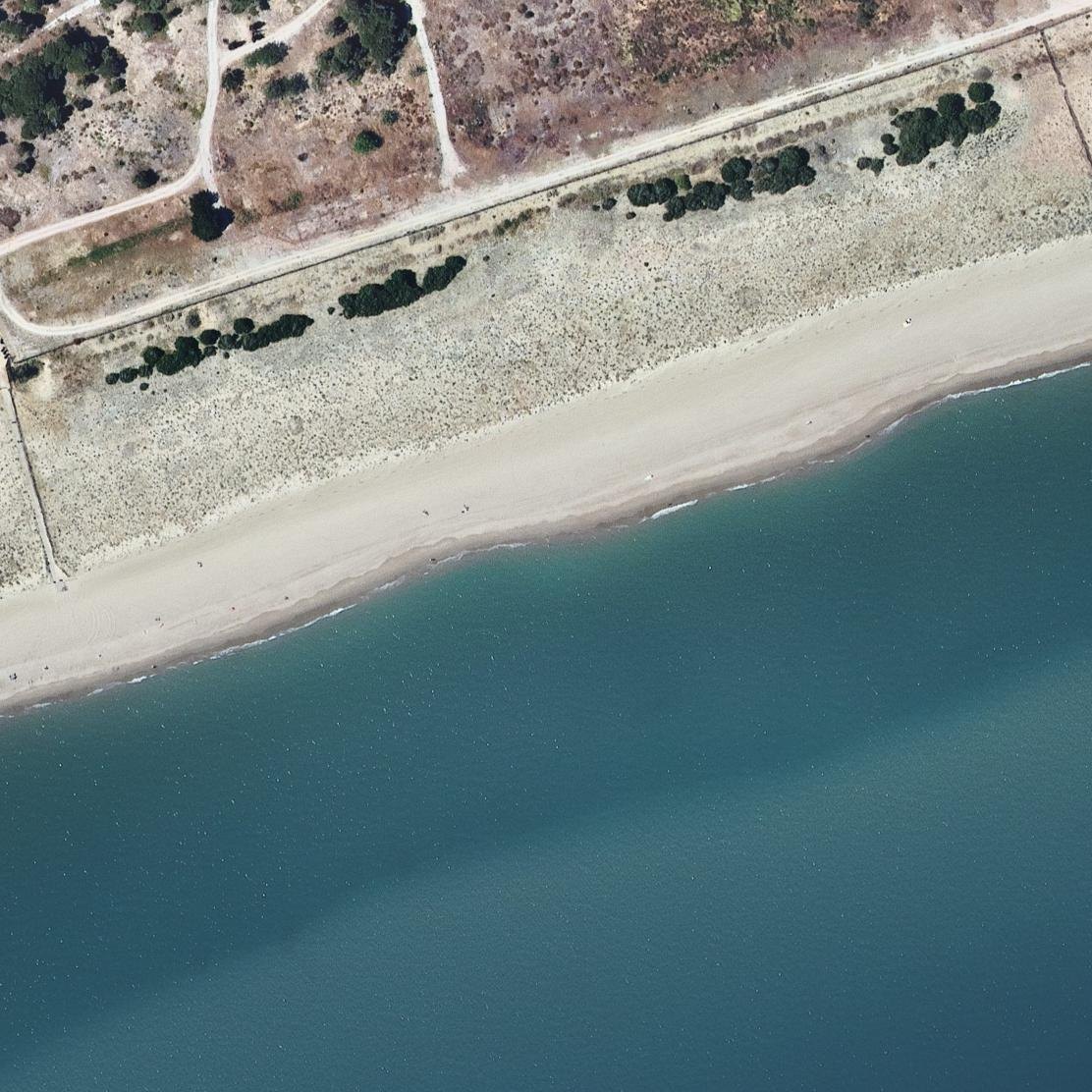 Aerial map of Platja de la Pineda de Viladecans