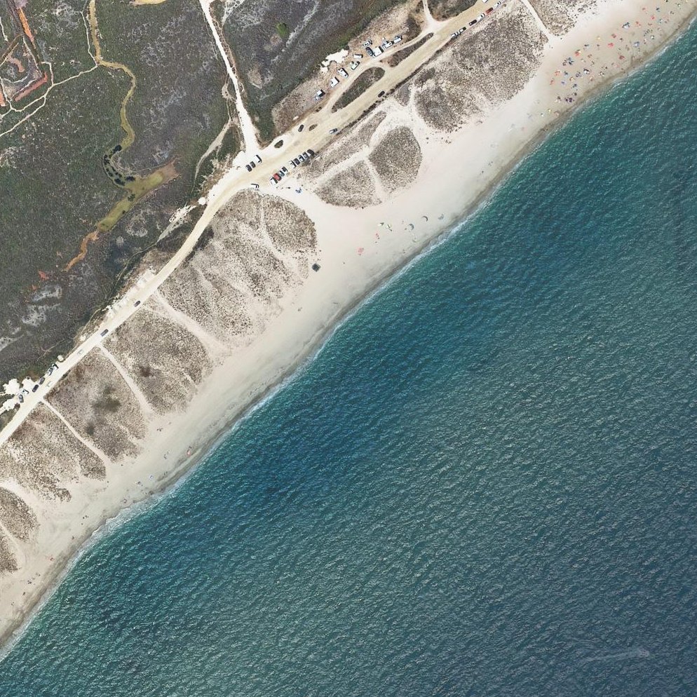 Aerial map of Platja de la Rovina