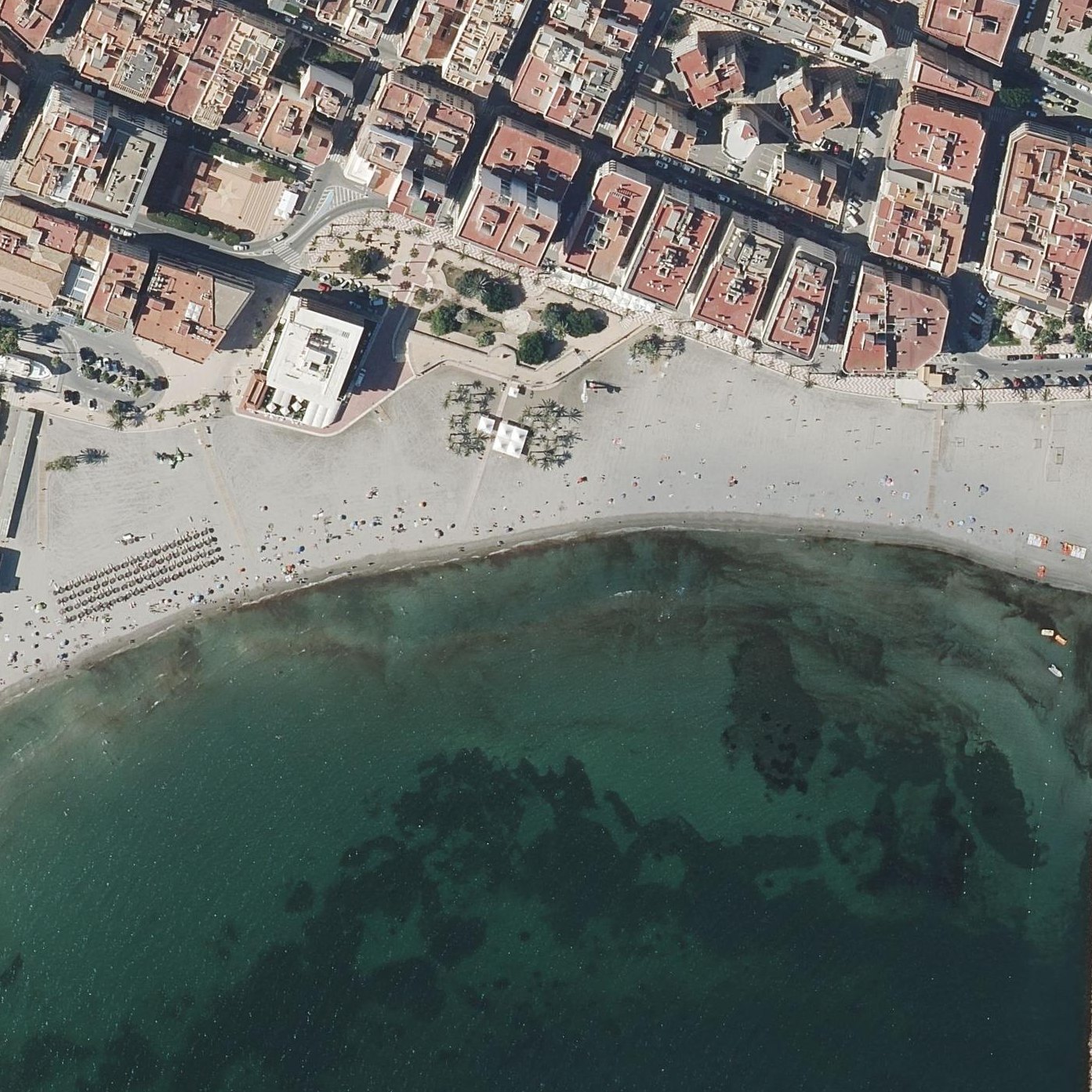 Aerial map of Platja de Llevant