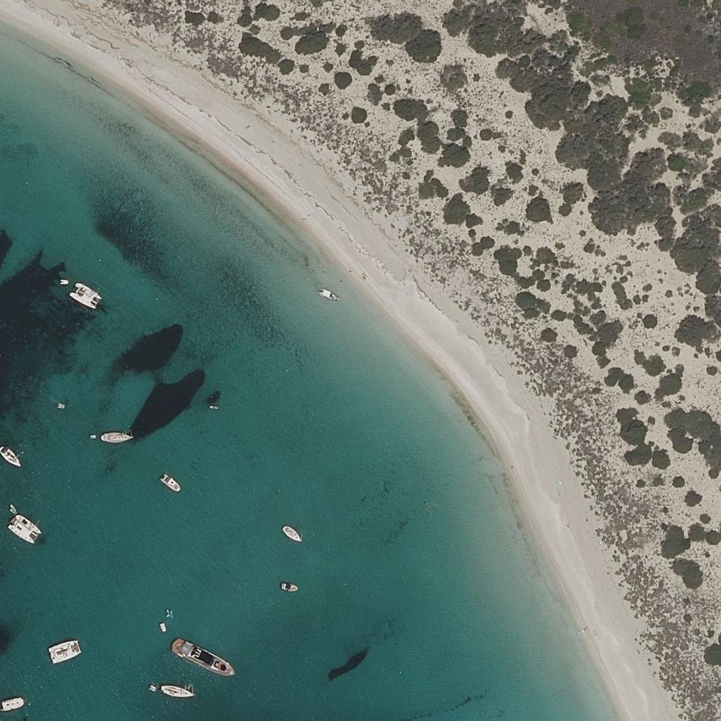 Aerial map of Platja de S'Alga