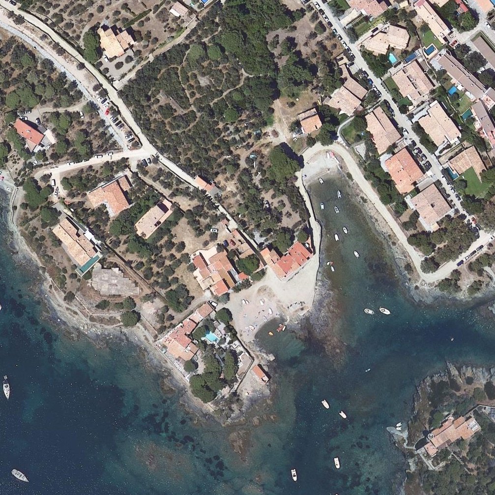 Aerial map of Platja De S'aranella