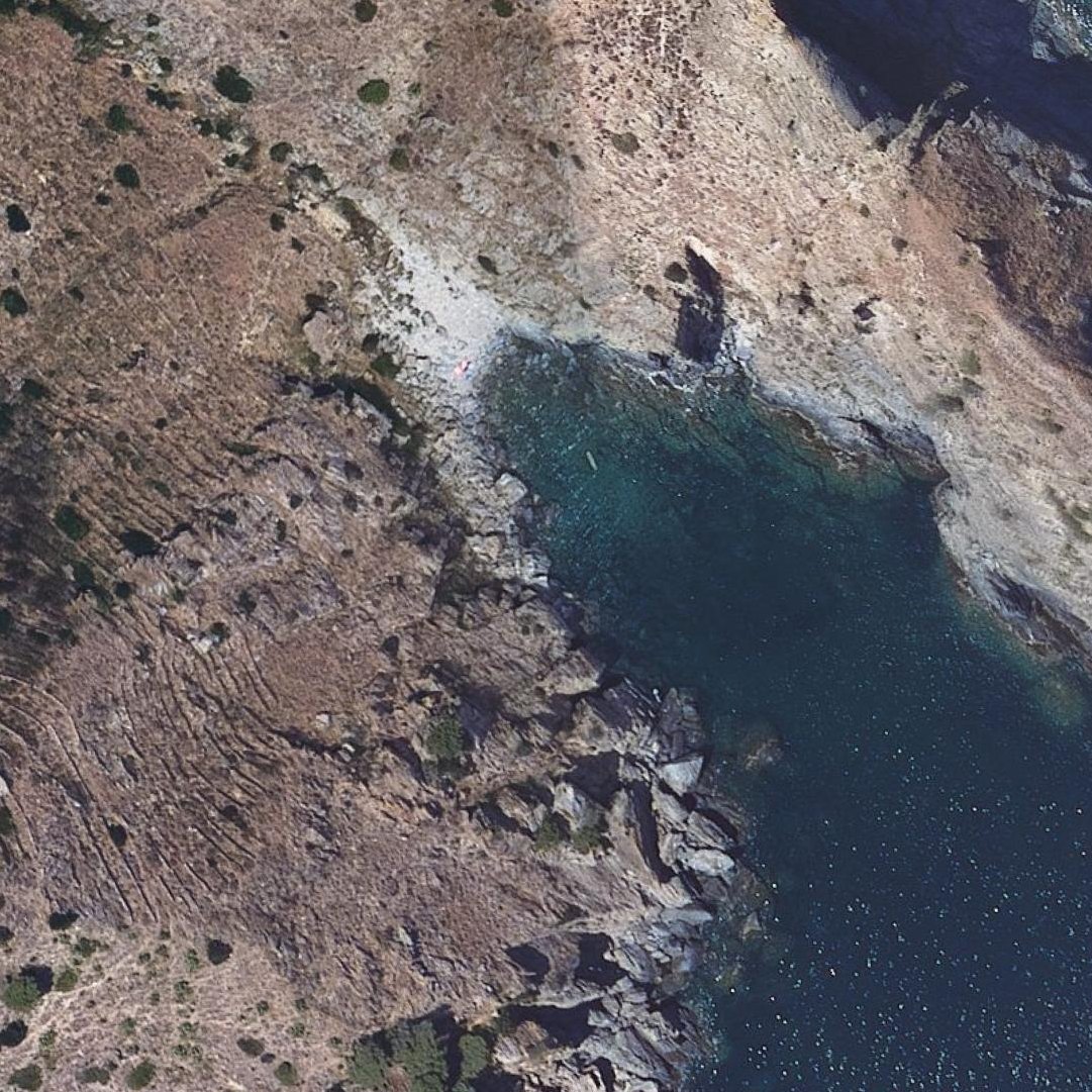Aerial map of Platja de sa Figuera