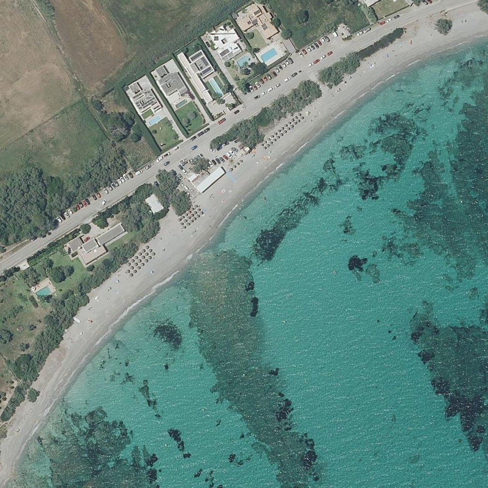 Aerial map of Platja de Sa Marjal