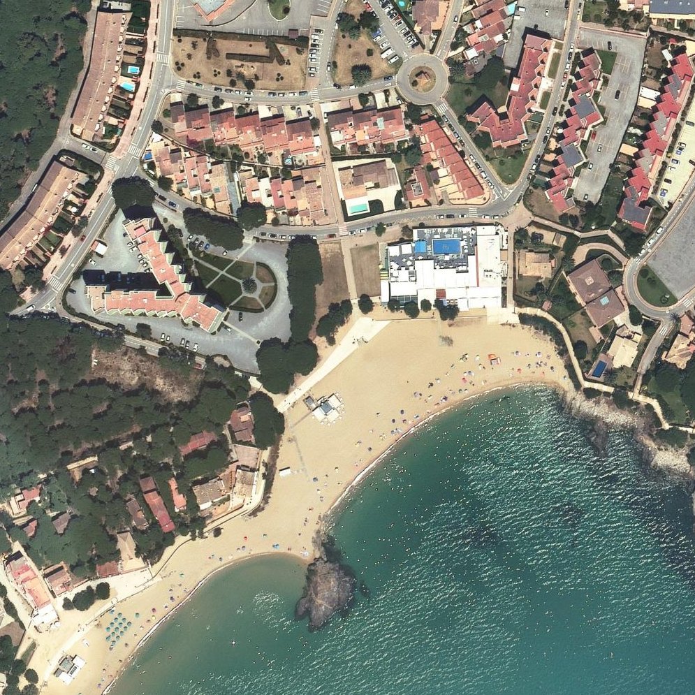 Aerial map of Platja De Sant Esteve