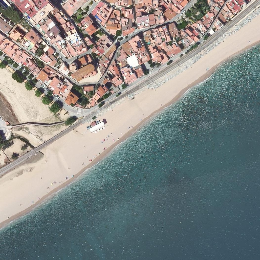 Aerial map of Platja de Sant Pol
