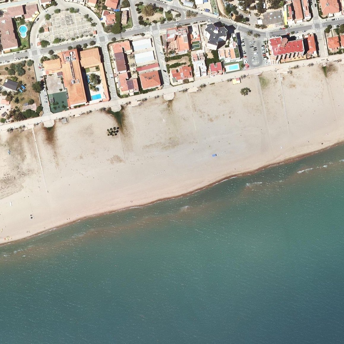 Aerial map of Platja de Sant Salvador