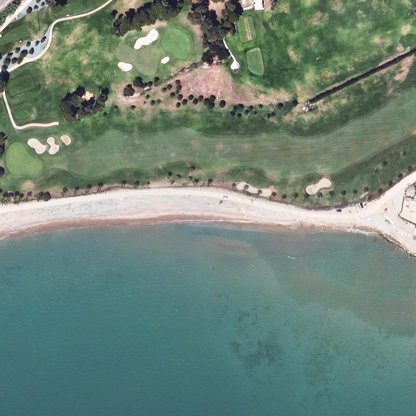 Aerial map of Platja de Santa Margarida
