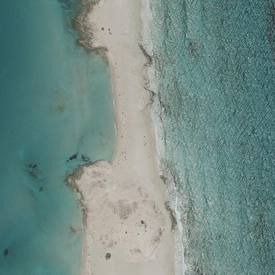Aerial map of Platja de Ses Illetes